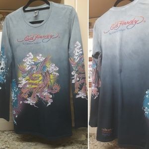 ED HARDY | Longsleeve Graphic Tee (L)